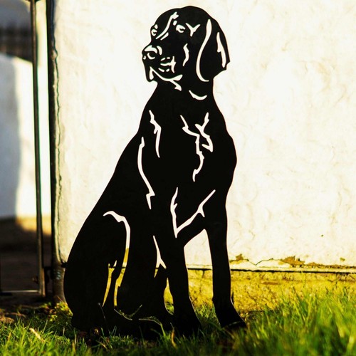 Weimaraner garden ornaments - garden,