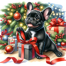 2 adesivi auto Bulldog