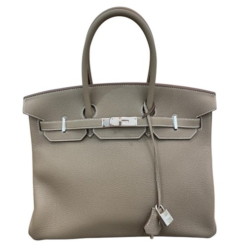 Hermes birkin gray - birkin, 35