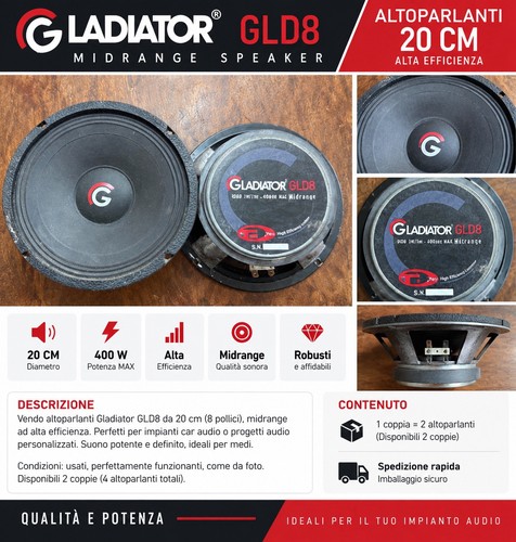 Tec gladiator gld8 - tec, coppia