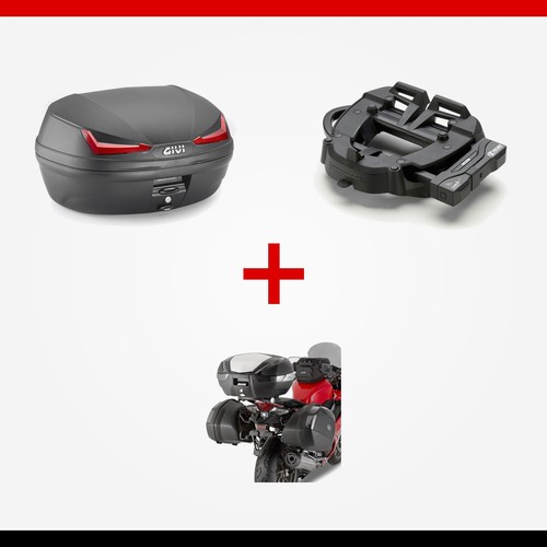 Kit givi e455n - bauletto, 45l
