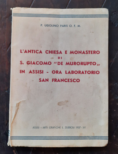 1937 assisi antica chiesa - antica,