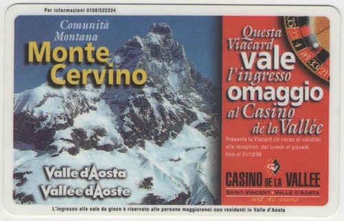 Viacard valle aosta golden - valle, d'aosta