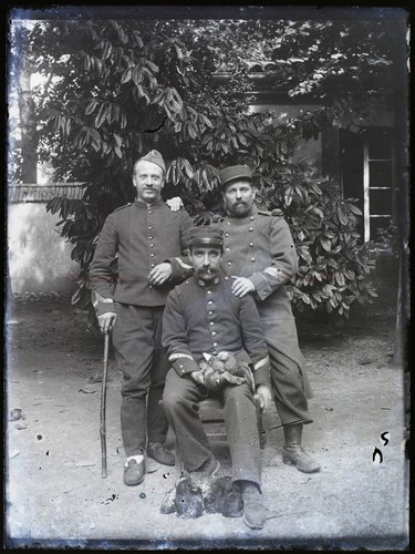 France soldats caserne - caserne, c1900