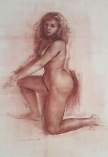 "Nudo" Sanguigna di Silvestro Pistolesi cm 39x57