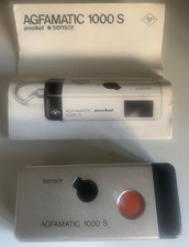 Macchina fotografica tascabile vintage Agfamatic 1000 S made in Germany e istruzioni