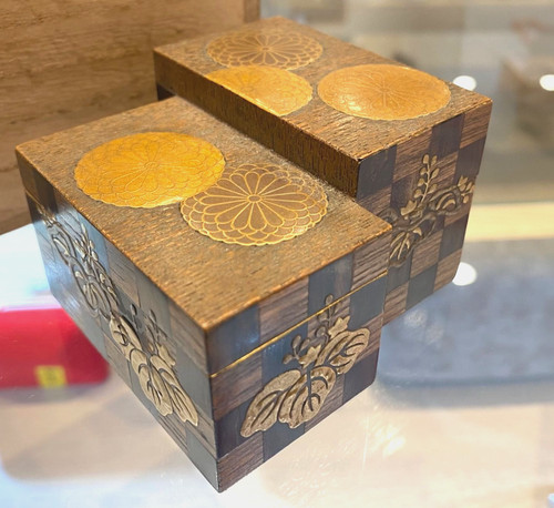 Antica scatola legno - antica,