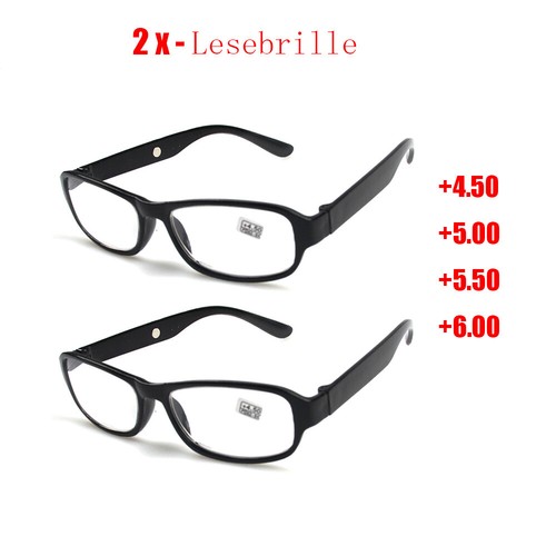 Lesebrillen 5 0 - 2x, +5.0