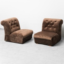 Coppia poltrone velluto - coppia, di