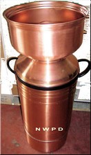 DISTILLATORE ALAMBICCO IN RAME 72 LITRI A FUNGO + TERMOMETRO E LIBRO DIGITALE.