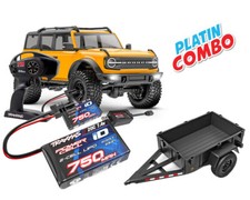 Traxxas TRX-4M Ford Bronco 1/18 arancione platino combinato TRX97074-1-ORNG-PLATINO-CO...