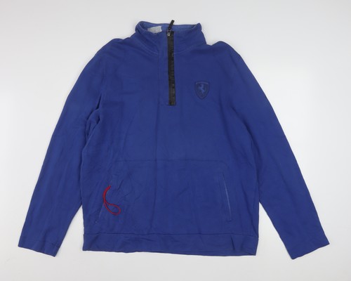 Felpa pullover puma - puma, blu