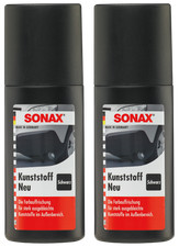 2x SONAX Plastica Nuova Nera