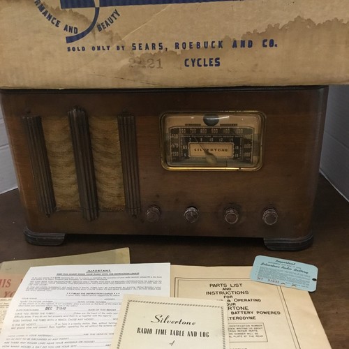 Radio silvertone 2421 - radio,