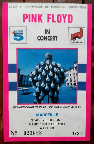 Ticket billet used stub place - ticket,