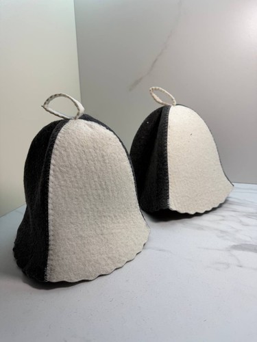 Cappello sauna lana naturale - 2,