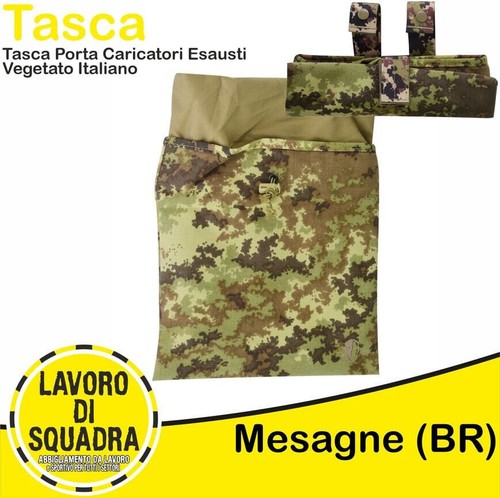 Tasca porta caricatori esausti - tasca,
