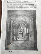 1843 NAPOLI DUOMO CAPPELLA DE’ MINUTOLI MACCHINA TIPOGRAFICA YOUNG E DELCAMBRE