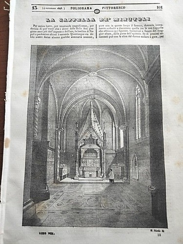 1843 napoli duomo - napoli, cappella