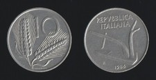 Lire 1986 spighe aratro - 1986, e