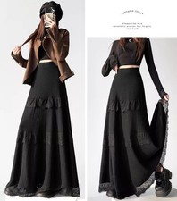 Gonna Lunga Elegante Vita Alta