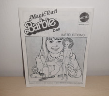 LIBRETTO ISTRUZIONI BARBIE