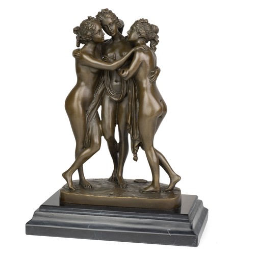 Statua bronzo moritz - bronzo, tre