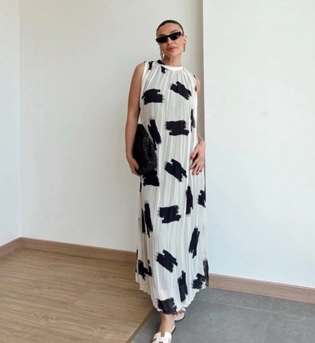 Zara nuovo abito donna ss25 - abito,