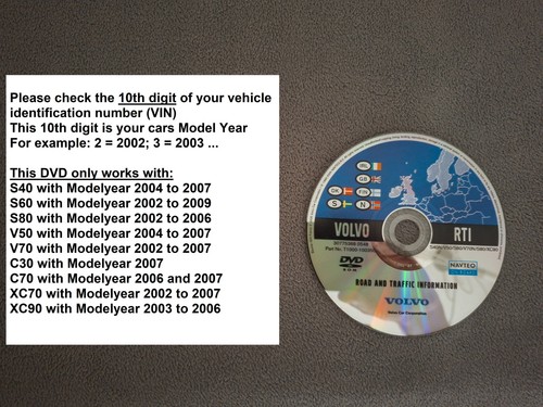Dvd navigazione volvo rti - navigazione,