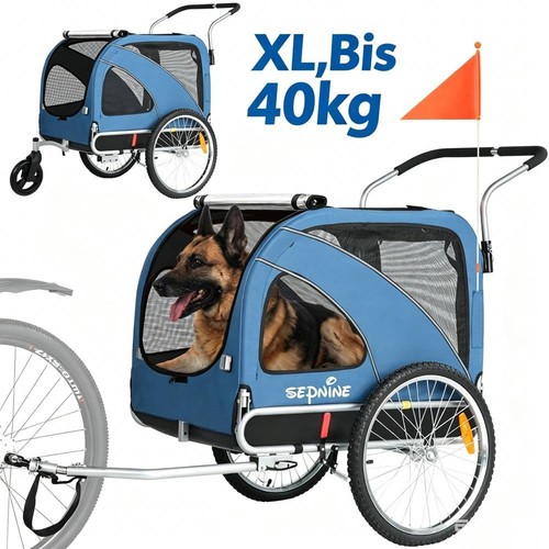 Rimorchio bicicletta cani - , xl