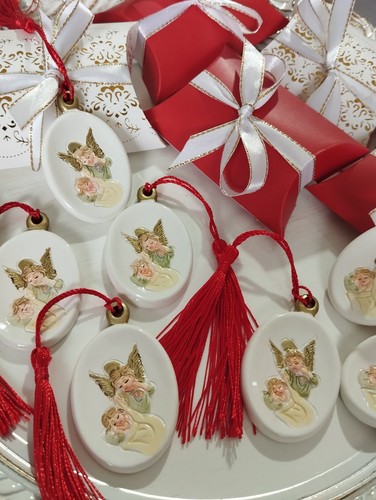 Bomboniere angeli ceramica - angeli, con