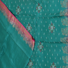 Swastik Vintage Teal Indian