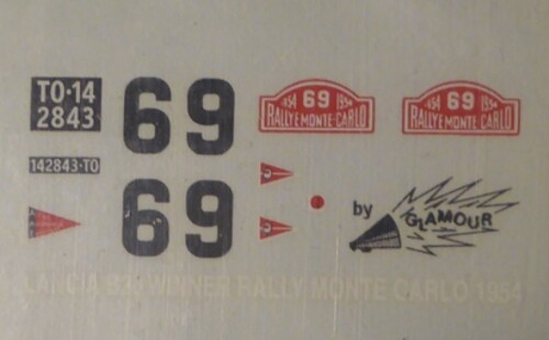 Decal lancia aurelia - lancia,