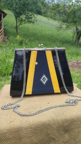 Borsa mano vintage pelle - borsa, in