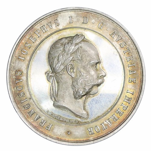 Asburgo medaglia argento 1875