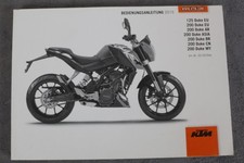 KTM 125 Duke Manuale Uso e