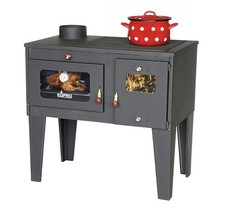 Stufa con vano cottura e piano