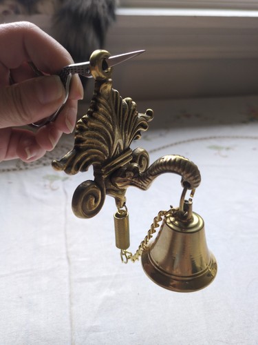 Campanello porta ottone