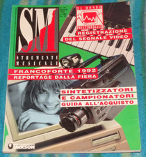SM STRUMENTI MUSICALI RIVISTA DI MUSICA N°143 1992 JACKSON