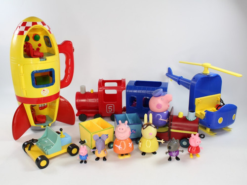 Pacchetto giocattoli peppa pig - peppa,
