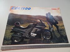BROCHURE DEPLIANT ORIGINALE KAWASAKI ZZR 1100 IN ITALIANO