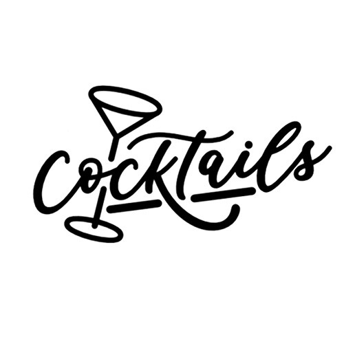 Adesivo decalcomania cocktail