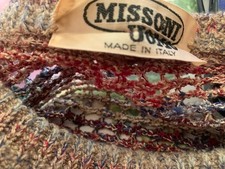 MISSONI UOMO MAGLIA VINTAGE BUCHERELLATA PEZZO ESLUSIVO buone condizioni usato
