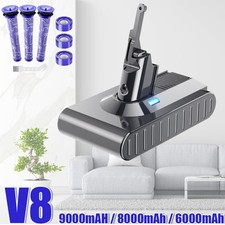 Batteria Sony 9000 mAh per Dyson V8 batteria Animal SV10 Absolute aspirapolvere 8AH/filtro