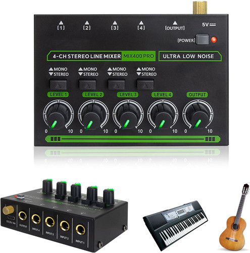 Mixer audio stereo canali - 4,