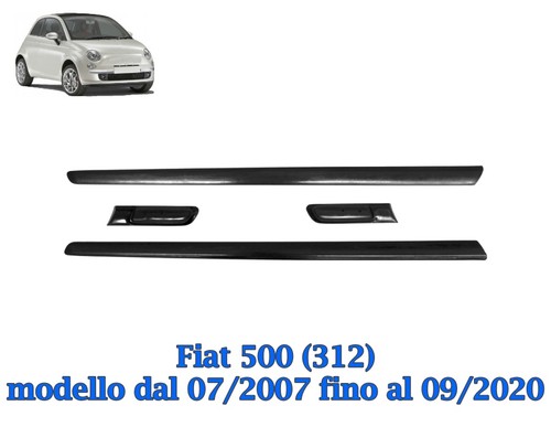 Kit modanature laterali nero - laterali,