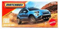 Matchbox 2016 Fiat 500X 35/125 2025 Power Grabs 1:64 modellino auto giocattolo SUV IT