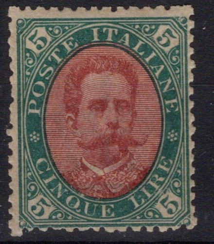 Regno italia 1889 umberto i - d'italia,