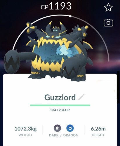 Guzzlord pokemon gen7 - guzzlord,