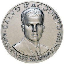 SALVO D'ACQUISTO MEDAGLIA CELEBRATIVA BENVENUTI